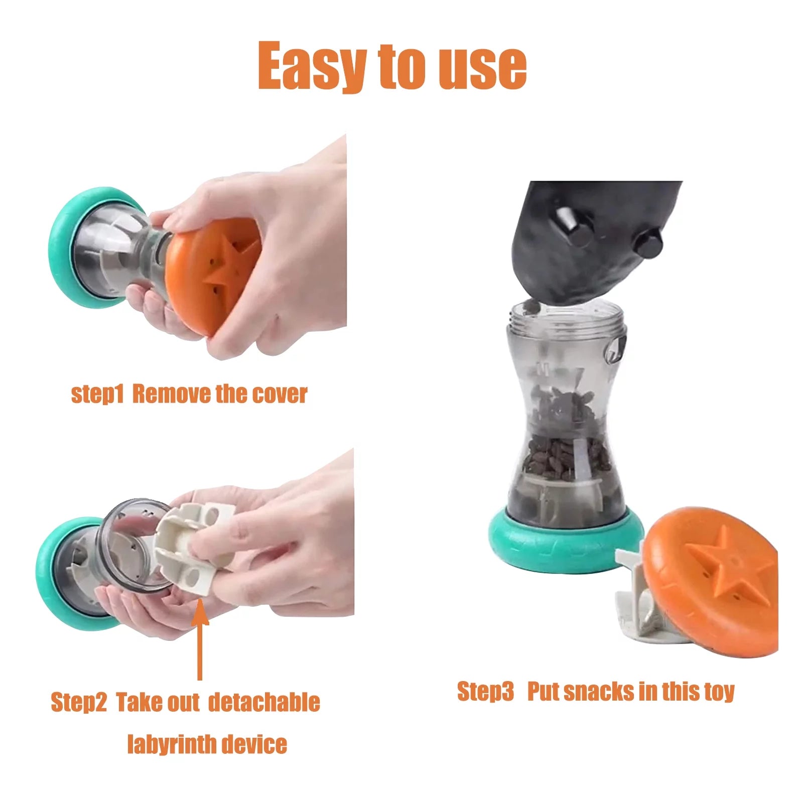 Treat Dispensing Slow Feeder,Interactive Dog Puzzle Toy, Dogs Enrichment Toy to Keep Them Busy