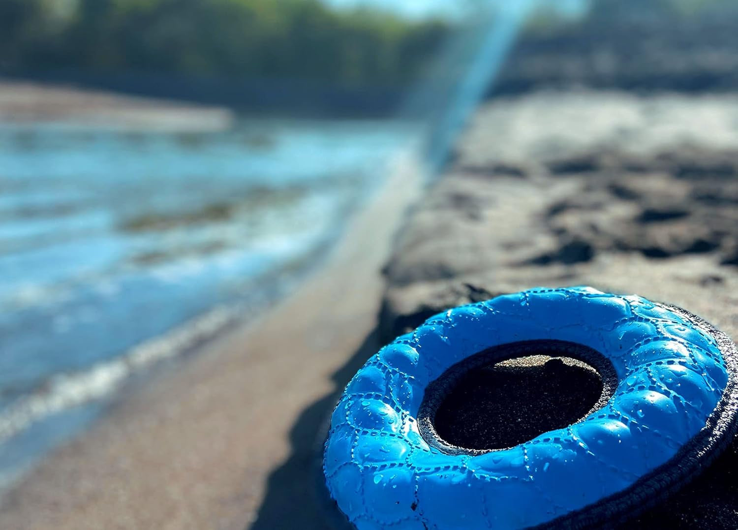 Superchewy Tough Floating Dog Water Toy Strong Natural Rubber | Great Dog Fetch Toy | Pool Swimming Toy for Puppy| Durable Training Toy for Non-Aggressive Chewers