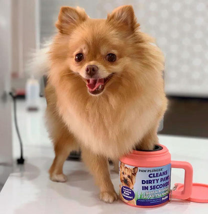 Paw Plunger Blue 8.5 Inch L X 6 Inch W X 6.5 Inch H Gentle Paw Cleaner to Keep Your Home and Car Dirt-Free