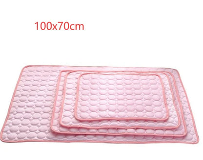 Pet Dog Cat Ice Silk Cold Nest Pad for Cooling in Summer