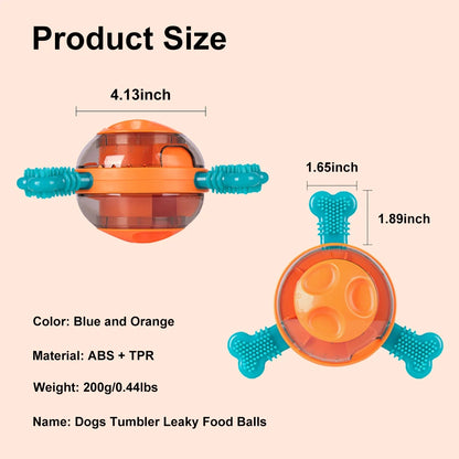 Dog Tumbler Toys, Leaky Food Dog Toy Interactive Puzzle Toys for Training, Dog Chew Toy Pet Supplies